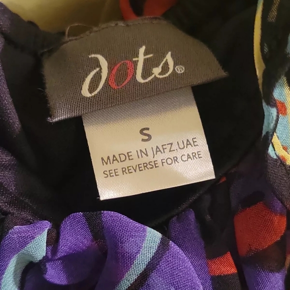 Dots Dress Size S Multicolored Strapless Maxi - Picture 2 of 6